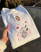 Load image into Gallery viewer, Snoopy Valentines Embroidery Crewneck
